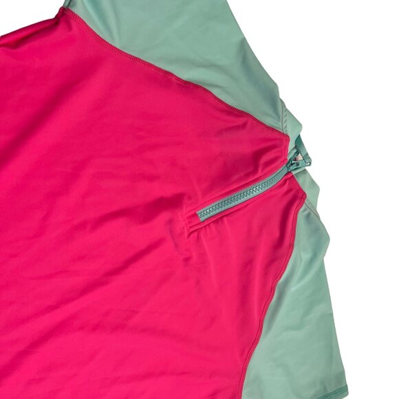 Eddie Bauer Girls Rash Guard Surf Swim Shirt Short Sleeve Size Large 14/16 - Picture 4 of 6